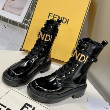 Байкерские ботинки Fendi Fendigraphy PREMIUM качества