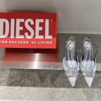 Текстильные туфли-лодочки Diesel D-Venus Sb PREMIUM качества