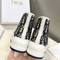Высокие сникеры Dior Walk'n'Dior c вышивкой