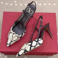 Туфли Valentino Toile Iconographe на шпильке PREMIUM качества