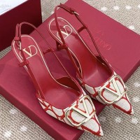 Туфли Valentino Toile Iconographe на шпильке PREMIUM качества