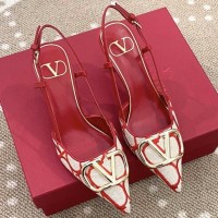 Туфли Valentino Toile Iconographe на шпильке PREMIUM качества