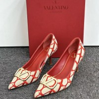 Туфли Valentino Toile Iconographe на шпильке PREMIUM качества