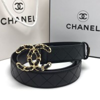 Ремень Chanel кожаный