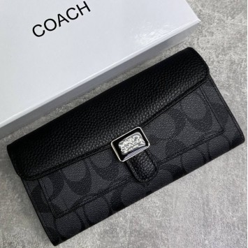 Кошелек Coach с откидным клапаном