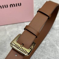 Ремень Miu Miu кожаный