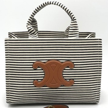 Текстильная сумка Celine с логотипом