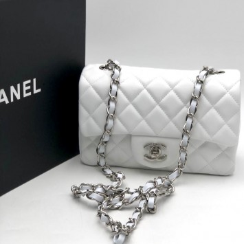 Стеганая сумка Chanel мини-формата с логотипом CC 
