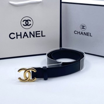Ремень Chanel кожаный