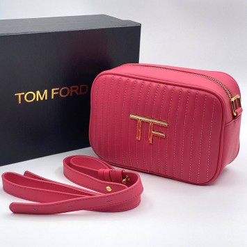 Стеганая каркасная сумка Tom Ford с монограммой