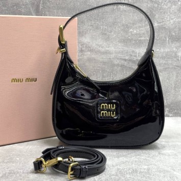 Кожаная сумка Miu Miu Patent