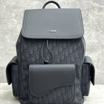 Рюкзак Dior Saddle с жаккардом Oblique