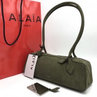 Замшевая сумка Alaïa Le Teckel