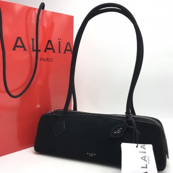 Замшевая сумка Alaïa Le Teckel