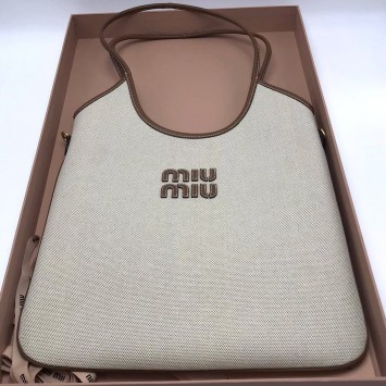 Сумка-тоут Miu Miu IVY с логотипом
