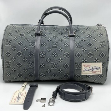 Дорожная сумка Louis Vuitton Keepall с плечевым ремнем